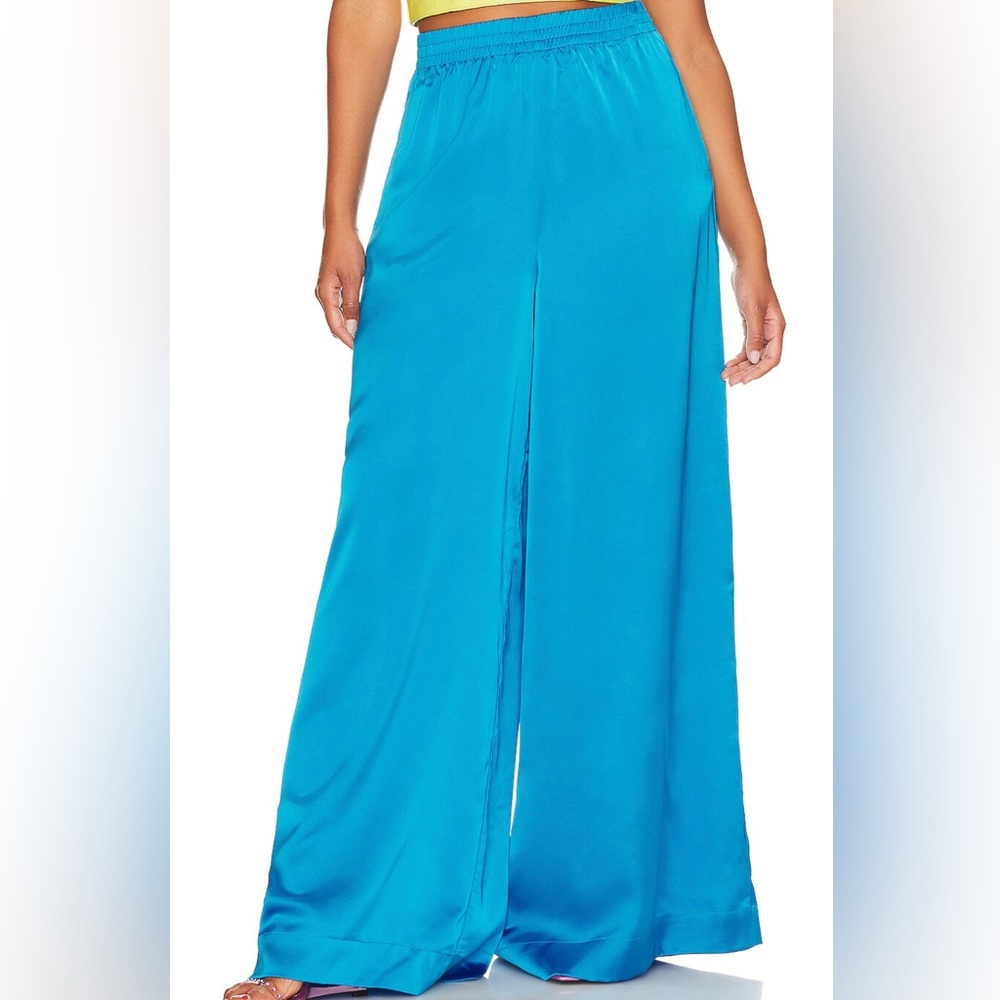 Show Me Your Mumu NWT Irwin Pants in Blue SZ Large